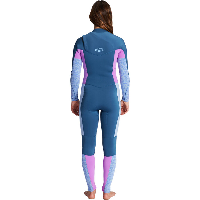 2024 Billabong Frauen Synergy 3/2mm Brustreiverschluss Neoprenanzug ABJW100129 - Deep Sea